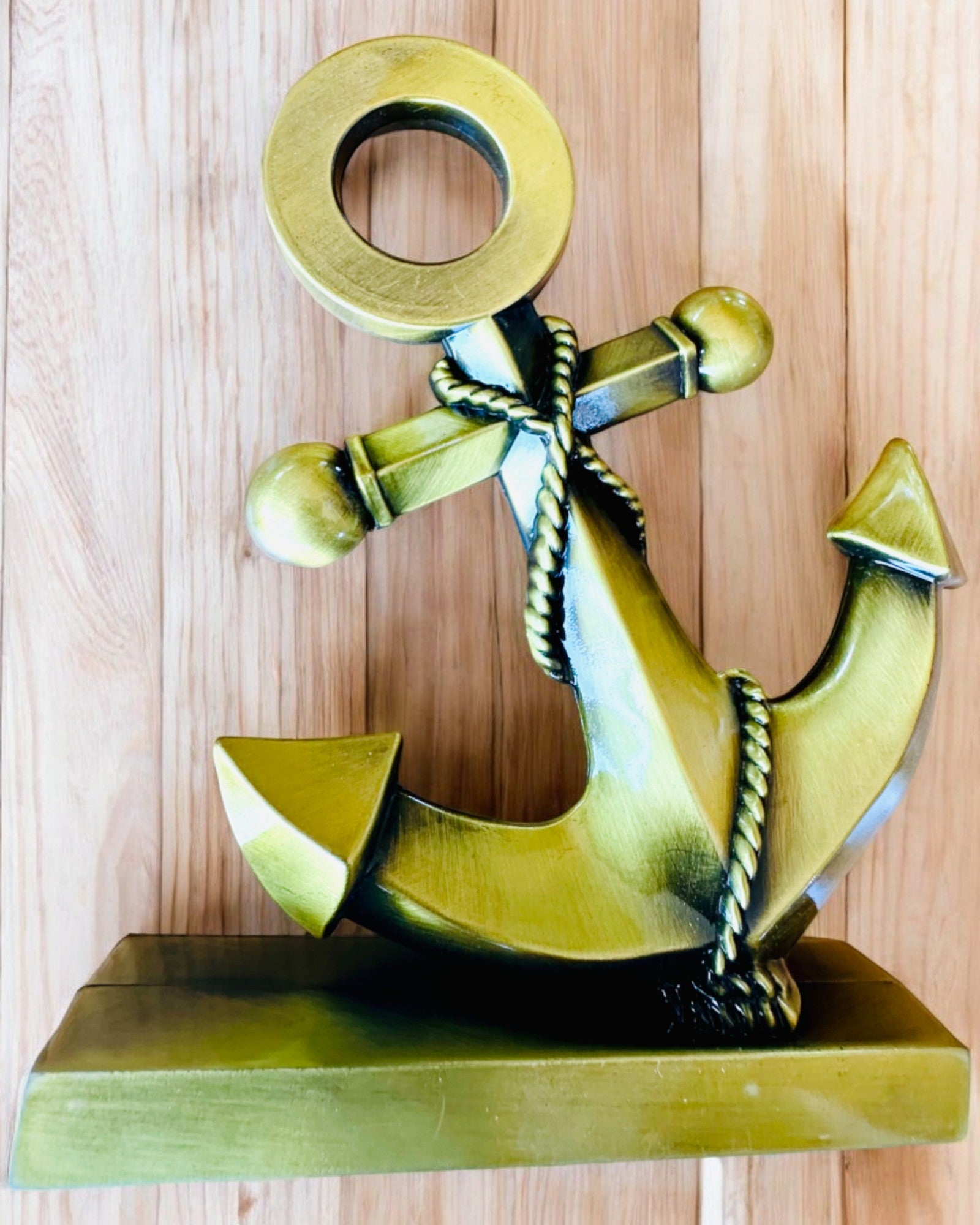 Ancla Decorativa de Aluminio - Decoración Elegante con Posibilidad de Grabado - 3 variantes de color