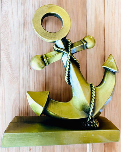 Ancla Decorativa de Aluminio - Decoración Elegante con Posibilidad de Grabado - 3 variantes de color