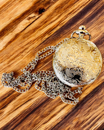 Reloj de Bolsillo "Ancla Dorada" - personalización para regalo con grabado