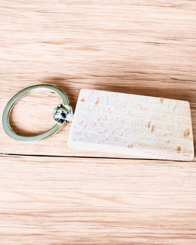 Llavero de Madera para llaves con Posibilidad de Personalización con Grabado – Ideal para Regalo