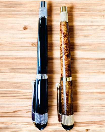 Elegante bolígrafo "Majestic" con opción de personalización para regalo, 2 variantes de color a elegir