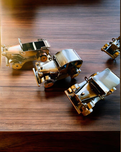 Coche clásico retro, automóvil, de hierro - Colección "Vintage Drive", modelo de coche, personalización con grabado para regalo