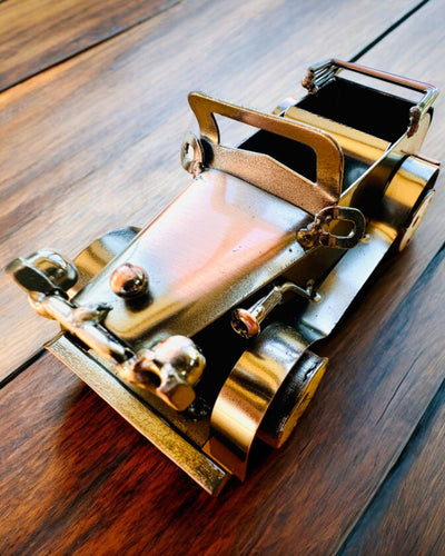 Coche clásico retro, automóvil, de hierro - Colección "Vintage Drive", modelo de coche, personalización con grabado para regalo