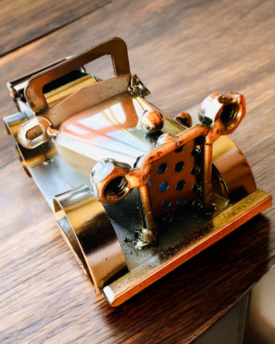 Coche clásico retro, automóvil, de hierro - Colección "Vintage Drive", modelo de coche, personalización con grabado para regalo