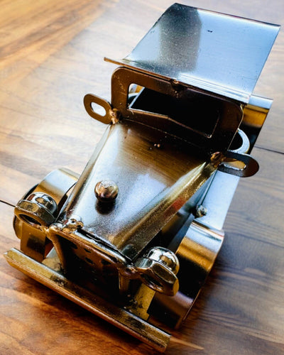 Coche clásico retro, automóvil, de hierro - Colección "Vintage Drive", modelo de coche, personalización con grabado para regalo