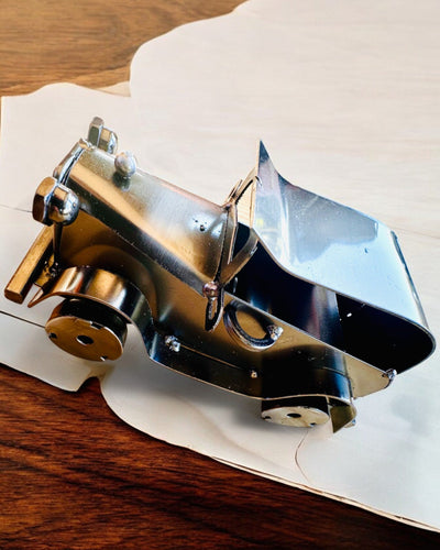 Coche clásico retro, automóvil, de hierro - Colección "Vintage Drive", modelo de coche, personalización con grabado para regalo