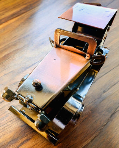 Coche clásico retro, automóvil, de hierro - Colección "Vintage Drive", modelo de coche, personalización con grabado para regalo