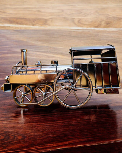 Locomotora de hierro "Retro Express" – decoración, modelo, hecho a mano con posibilidad de grabado para regalo