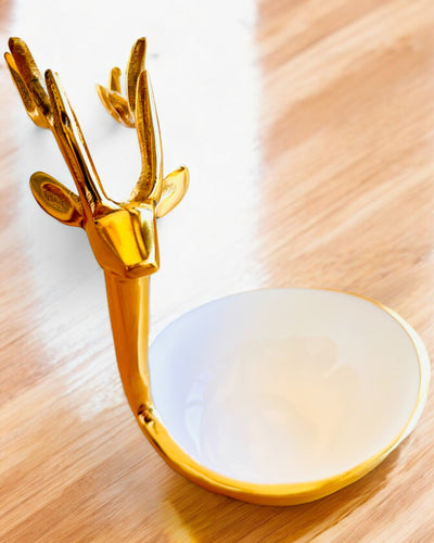 Elegante cuenco Belleza Cornuda – Artesanía de la India, personalización con grabado