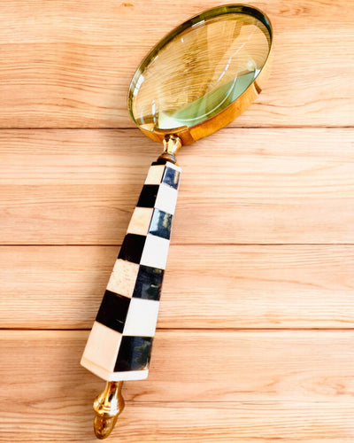 Lupa Retro Grande, posibilidad de personalización como regalo con grabado - variantes a elegir