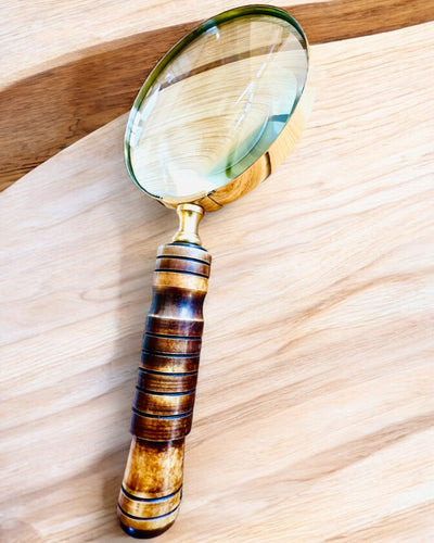 Lupa Retro Grande, posibilidad de personalización como regalo con grabado - variantes a elegir