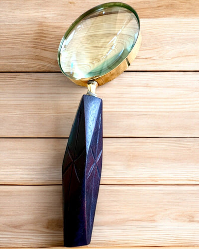 Lupa Retro Grande, posibilidad de personalización como regalo con grabado - variantes a elegir