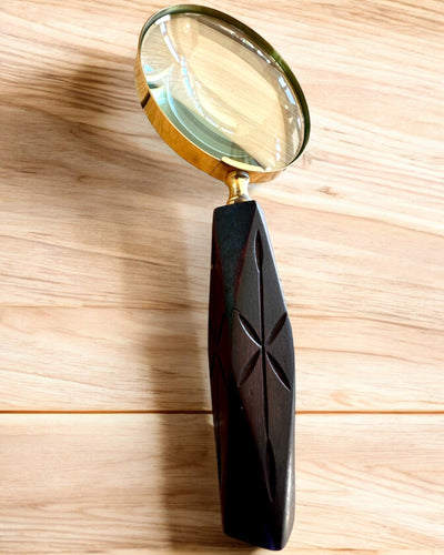 Lupa Retro Grande, posibilidad de personalización como regalo con grabado - variantes a elegir