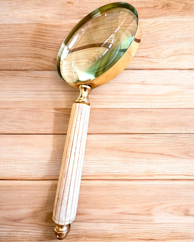 Lupa Retro Grande, posibilidad de personalización como regalo con grabado - variantes a elegir