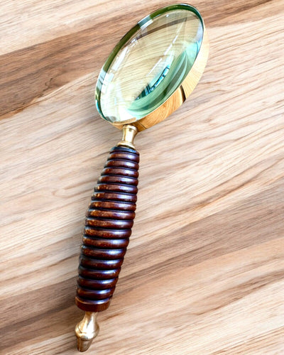 Lupa Retro Grande, posibilidad de personalización como regalo con grabado - variantes a elegir