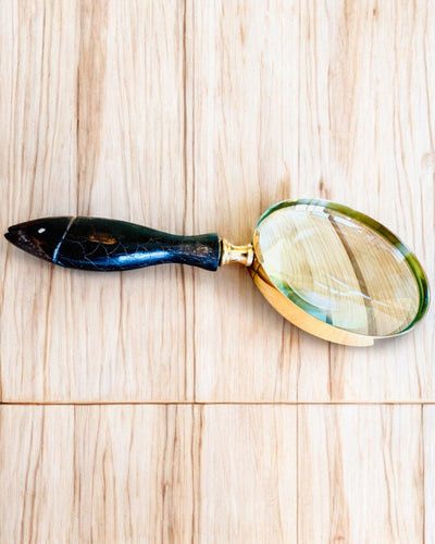 Lupa Retro Grande, posibilidad de personalización como regalo con grabado - variantes a elegir