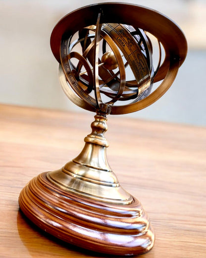 Astrolabium Artis 2 - 30 cm de altura, Hecho a Mano con Opción de Grabado, decoración para oficina, premium