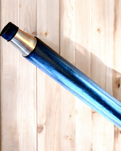 Bastón para caminar "Niebieski Diament" - Madera Hecha a mano, posibilidad de grabado