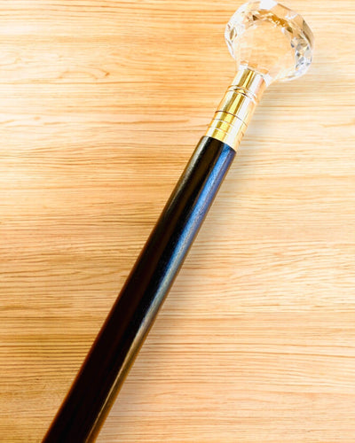 Bastón para caminar "Biały Diament" - Madera Hecho a mano, posibilidad de grabado