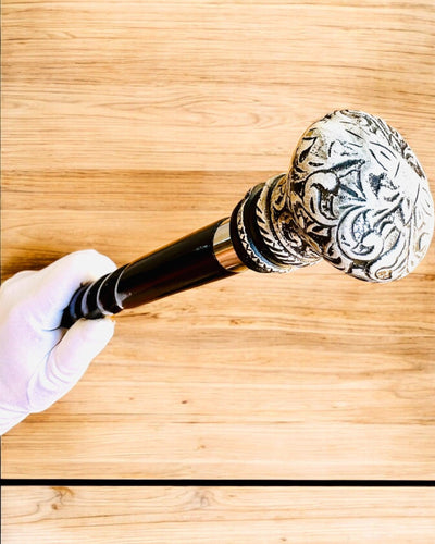 Bastón para caminar "Bastón Majestad" de madera hecho a mano, posibilidad de grabado, 2 variantes a elegir