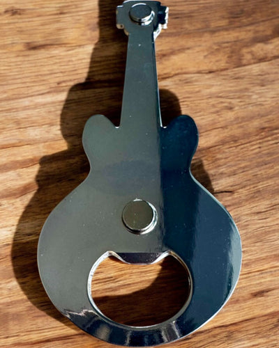 Abrebotellas Guitarra Rock'n'Open, 2 variantes, personalización con grabado para regalo