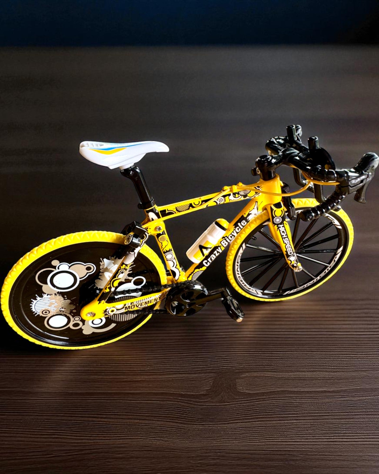 Modelo en miniatura de metal Bicicleta Coleccionable "Speed Rider 1.2" – personalización con grabado para regalo, 2 variantes de color