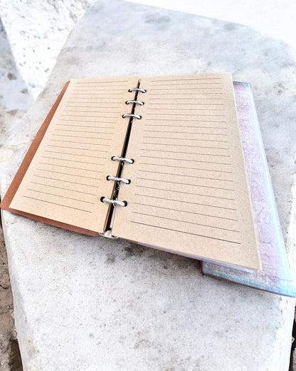 Bloc de notas Vintage Memoire con grabado personalizado - 3 diseños para elegir, cuaderno para regalo