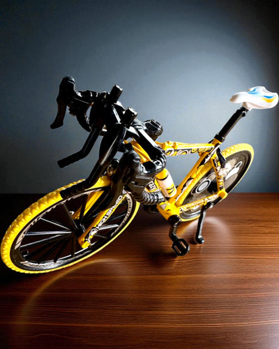 Modelo en miniatura de metal Bicicleta Coleccionable "Speed Rider 1.2" – personalización con grabado para regalo, 2 variantes de color