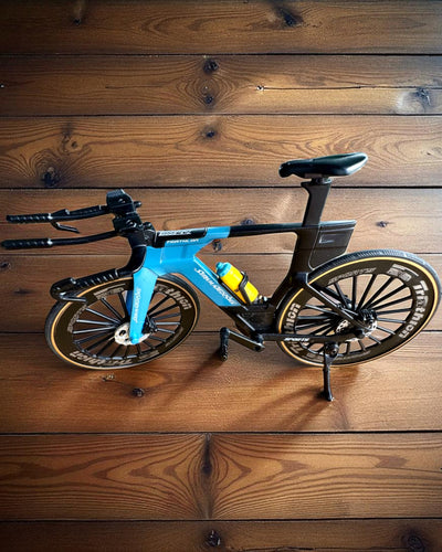 Modelo en Miniatura de Bicicleta de Triatlón "SpeedStorm 1.2" personalización con grabado para regalo