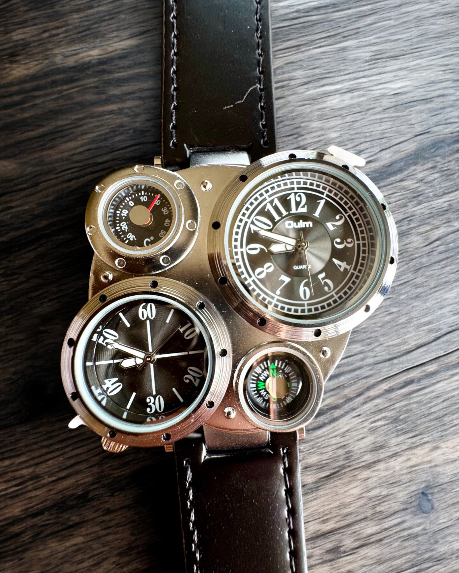 Reloj de Supervivencia "Explorer 4en1", posibilidad de personalización con grabado para regalo