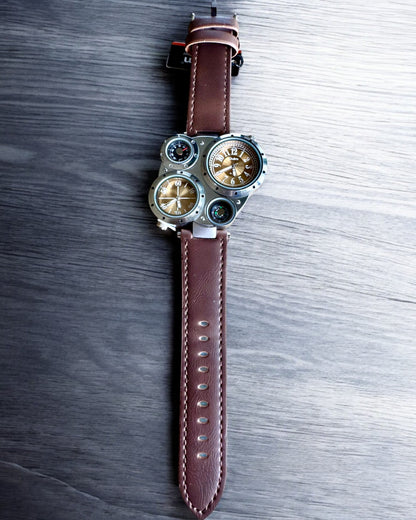 Reloj de Supervivencia "Explorer 4en1", posibilidad de personalización con grabado para regalo