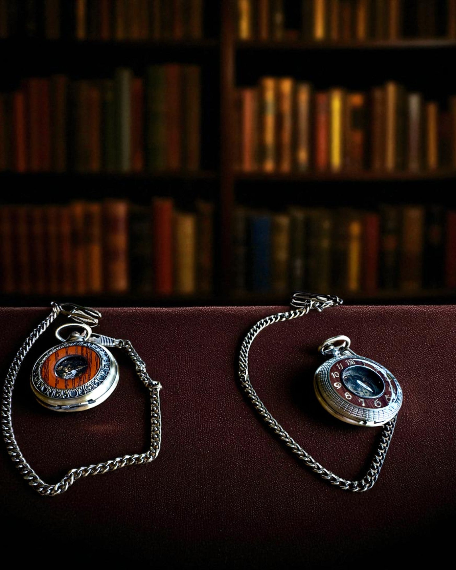 Reloj de bolsillo „Veritas Tempus” – cronómetro mecánico con opción de grabado para regalo, 2 variantes a elegir