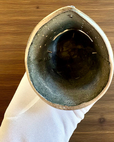 Mini casco de caballero "Guardian" de latón – hecho a mano, 12 cm, posibilidad de personalización con grabado para regalo