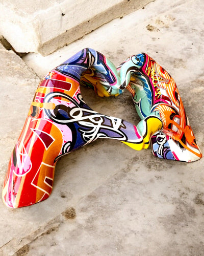 Figura decorativa Colorido Soporte Decorativo ArtBrace - posibilidad de personalización con grabado, para regalo