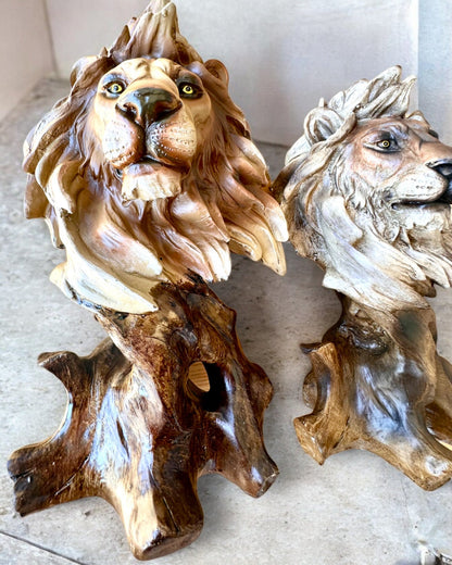 "Lwia Odwaga" - Figura de Resina, 28 cm de altura, con opción de grabado para regalo
