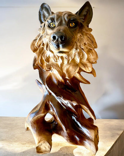 "Wilczy Duch" – Figura Decorativa con opción de personalización mediante grabado, para regalo