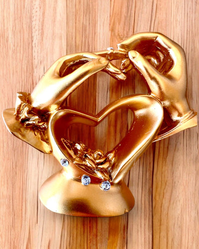 Figura "Toque de Amor" de 10 cm de altura, con opción de grabado para regalo