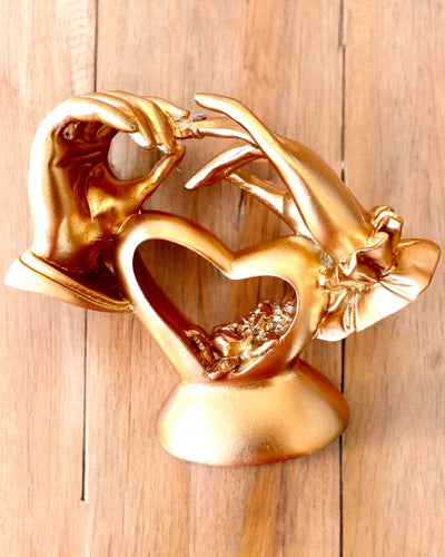 Figura "Toque de Amor" de 10 cm de altura, con opción de grabado para regalo