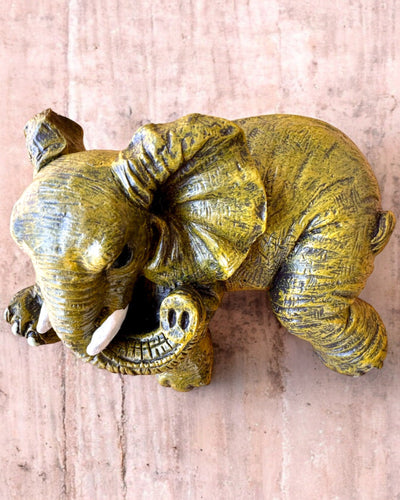 Figura de elefante "Pequeño Suertudo" con opción de grabado para regalo