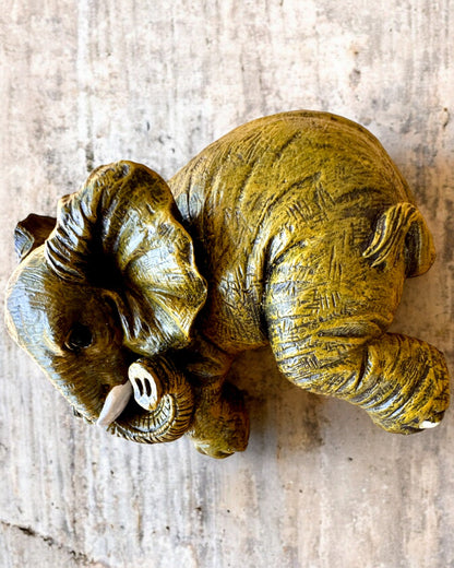 Figura de elefante "Pequeño Suertudo" con opción de grabado para regalo