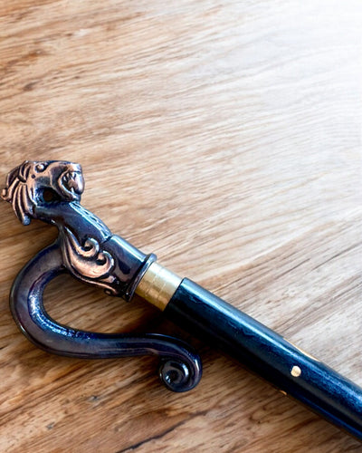 Bastón de paseo Guardián del Dragón – posibilidad de personalización con grabado para regalo