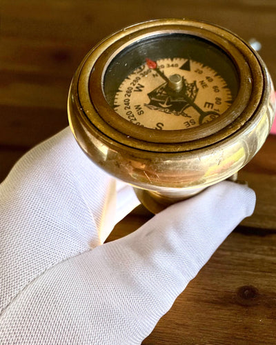 Bastón Navegador 2.0 con brújula y telescopio oculto, opción de personalización con grabado para regalo