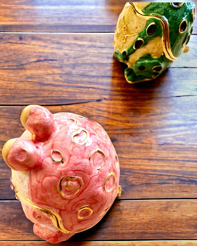 Elegante caja decorativa "Żabi Skarb" para regalo personalización, con opción de grabado