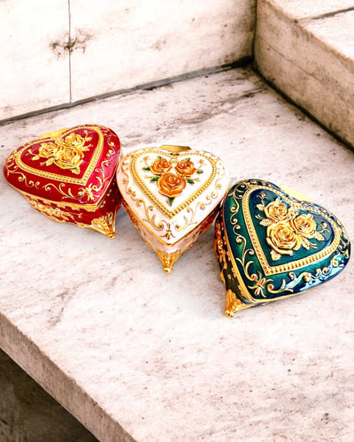 Caja de joyería "Royal Elegance" - con opción de grabado para regalo, 3 variantes a elegir