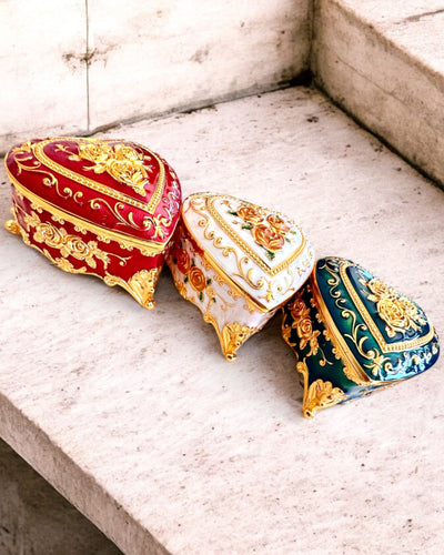 Caja de joyería "Royal Elegance" - con opción de grabado para regalo, 3 variantes a elegir