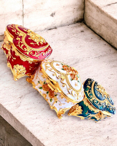 Caja de joyería "Royal Elegance" - con opción de grabado para regalo, 3 variantes a elegir