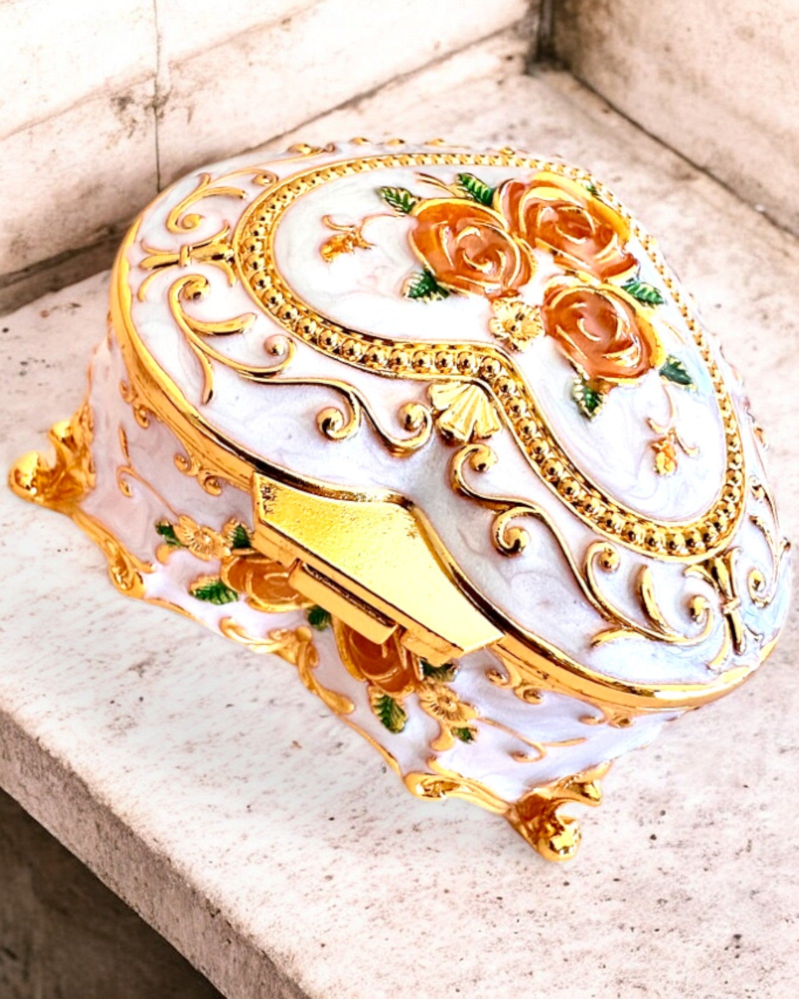 Caja de joyería "Royal Elegance" - con opción de grabado para regalo, 3 variantes a elegir