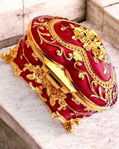 Caja de joyería "Royal Elegance" - con opción de grabado para regalo, 3 variantes a elegir