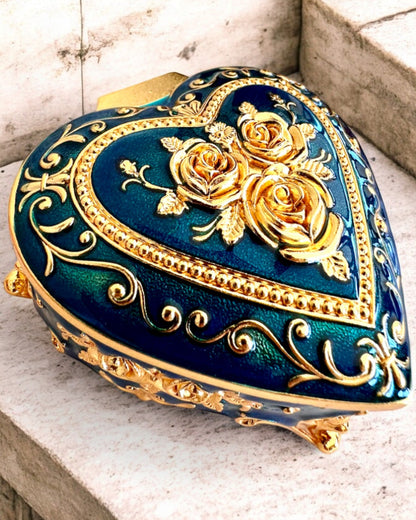 Caja de joyería "Royal Elegance" - con opción de grabado para regalo, 3 variantes a elegir