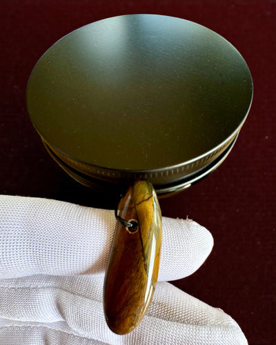 Vela intencional Poder del Tigre – Confianza en uno mismo y prosperidad, 250 ml, posibilidad de personalización de la tapa para regalo